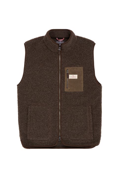 Heroes Wool Fleece Vest Mens