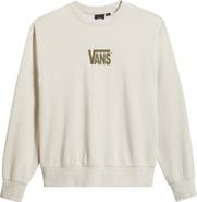 Vans Logo Cotton Graphic Crewneck Sweatshirt