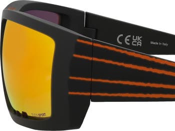 64mm Rectangular Sport Sunglasses