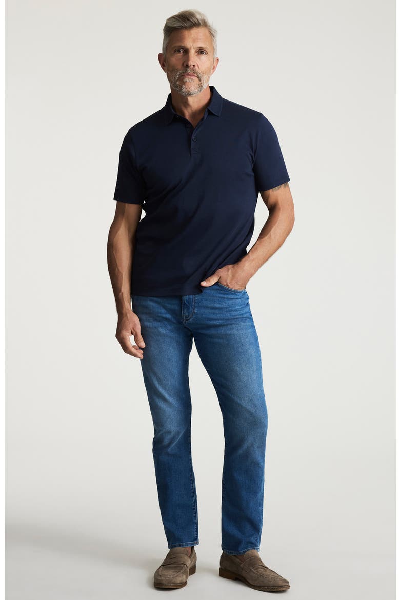 Courage Straight Leg Jeans, Alternate, color, MID BRUSHED AERODENI