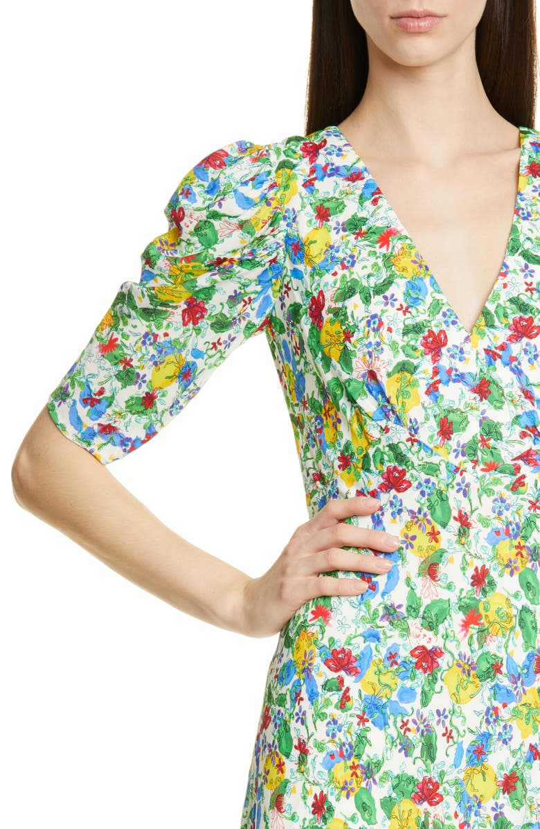 SALONI Colette Silk Minidress, Alternate, color,