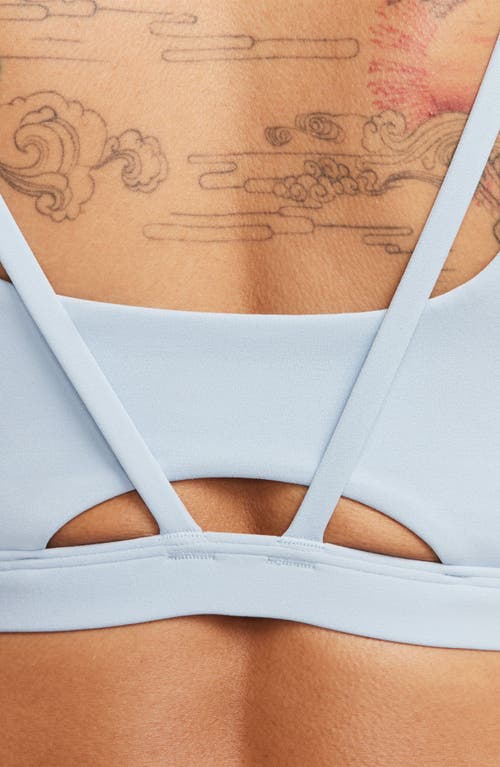 NIKE NIKE ZENVY STRAPPY LIGHT-SUPPORT PADDED SPORTS BRA