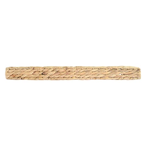 23.5" Handwoven Water Hyacinth Wall Shelf