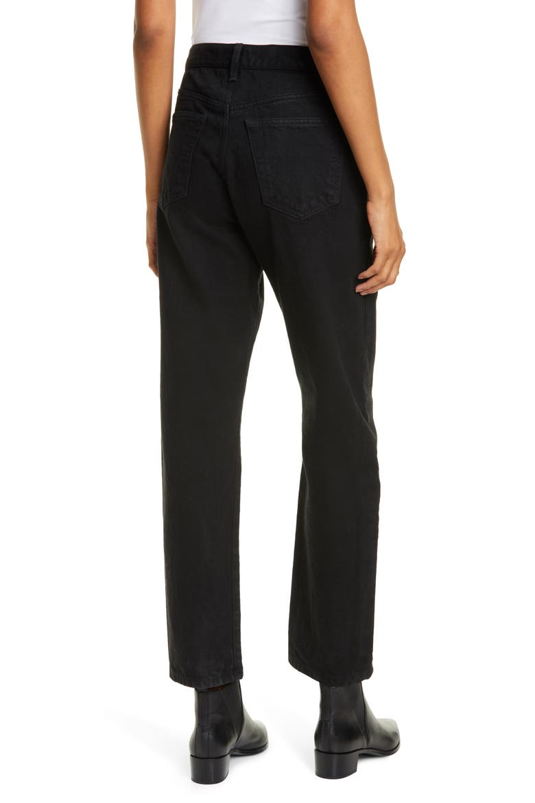 Archer Straight Leg Jeans, Alternate, color, BLACK