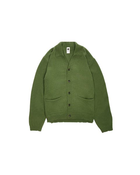 Cashmere Blend Shirt Cardigan