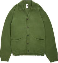 vowels Cashmere Blend Shirt Cardigan