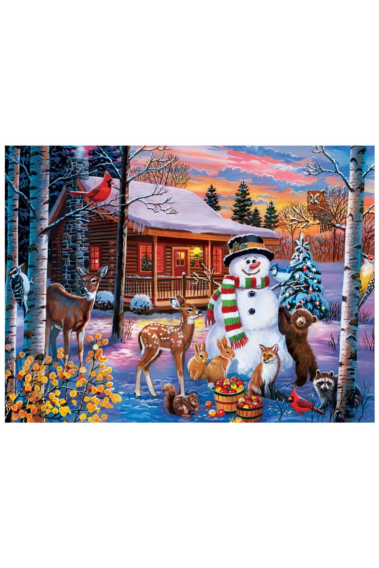 Winter Visitors 300pc Jigsaw Puzzle, Alternate, color, Multicolor