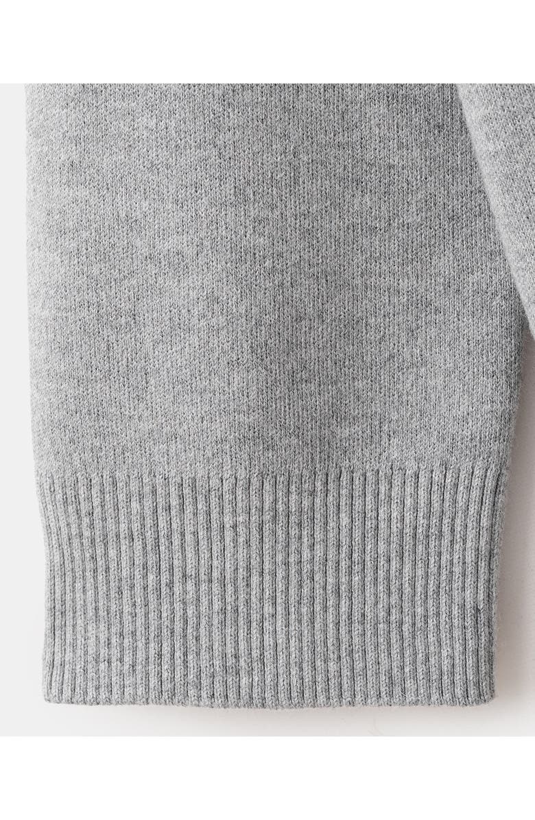 MANGO V-Neck Cardigan, Alternate, color, Medium Heather Grey