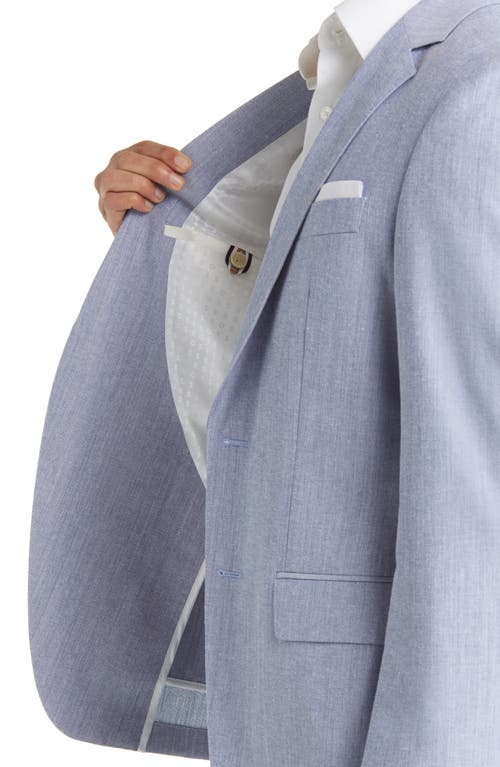 Hugo Boss Boss Hutson Cotton Blend Blazer In Blue