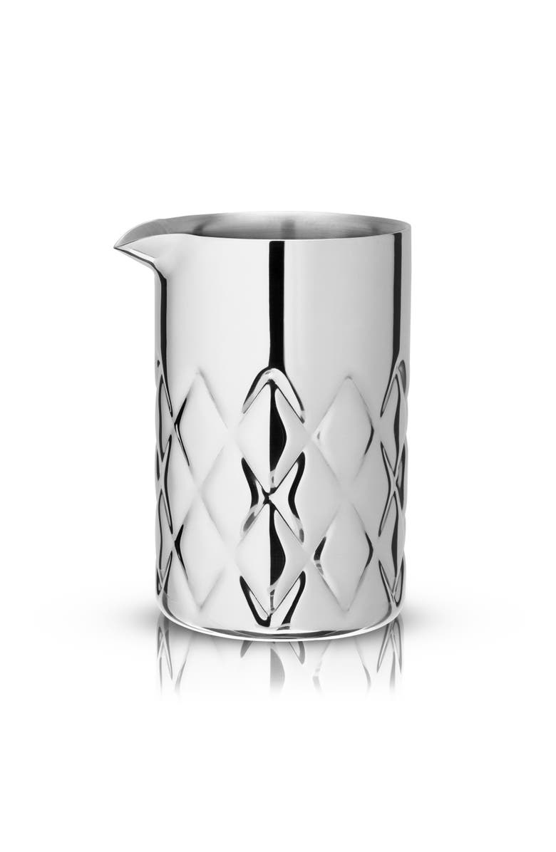 Viski Admiral Double Walled Mixing Glass in in Stainless Steel, Main, color,