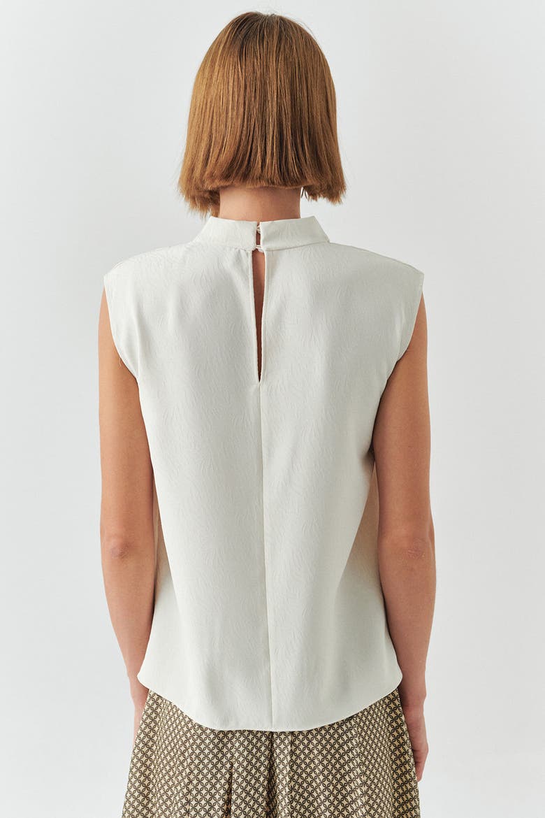 Ashlyn Cowl Neck Blouse, Alternate, color, CREAM