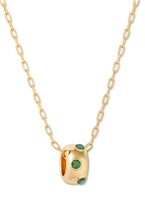 Brook & York Brook And York Kate Birthstone Pendant Necklace In Gold - May