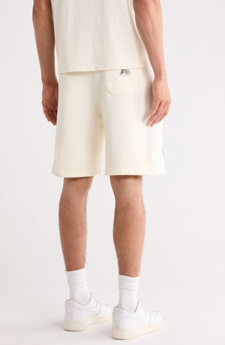 ONE OF THESE DAYS What Today Cotton Fleece Sweat Shorts, Alternate, color, Bone