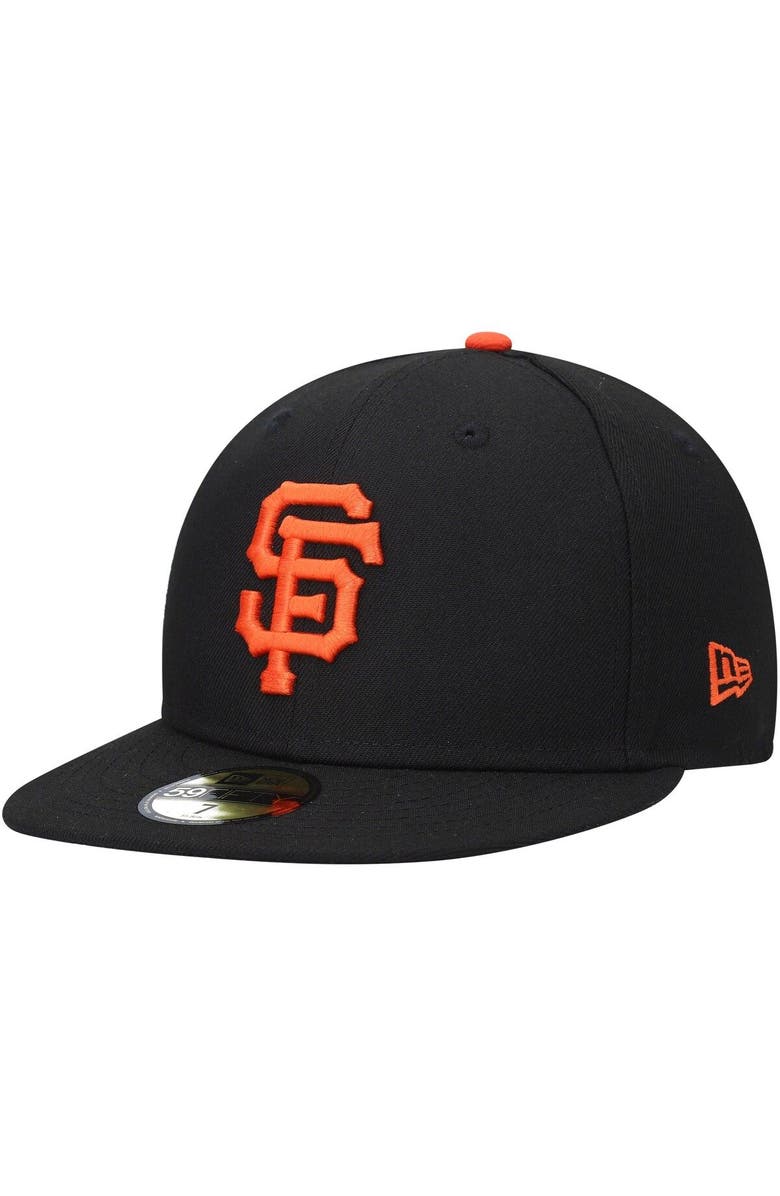 New Era Men's New Era Black San Francisco Giants 9/11 Memorial Side Patch 59FIFTY Fitted Hat, Alternate, color, Black