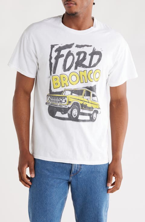 Ford Bronco Graphic Print Cotton T-Shirt