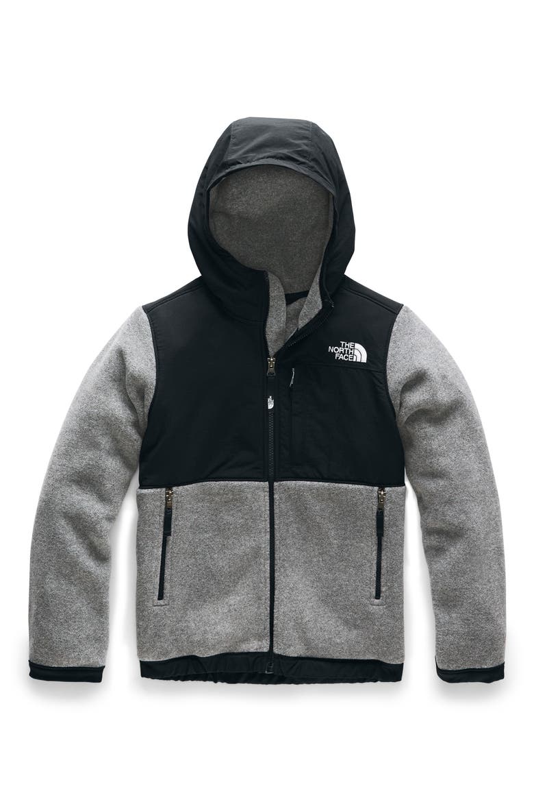 Denali Hooded Jacket, Main, color, TNF MEDIUM GREY HEATHER