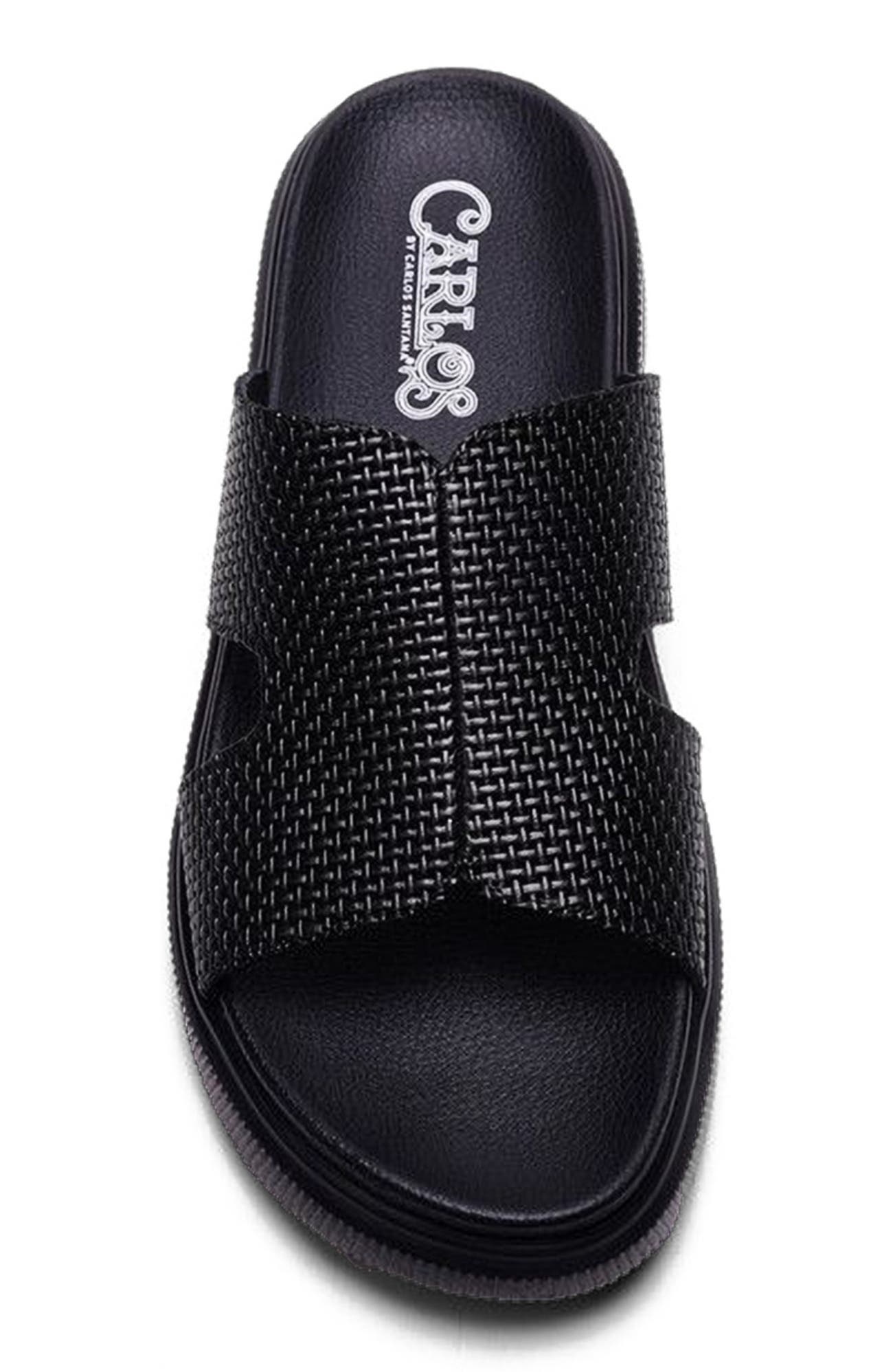 CARLOS SANTANA Cosmic Slide, Alternate, color, Black Leather
