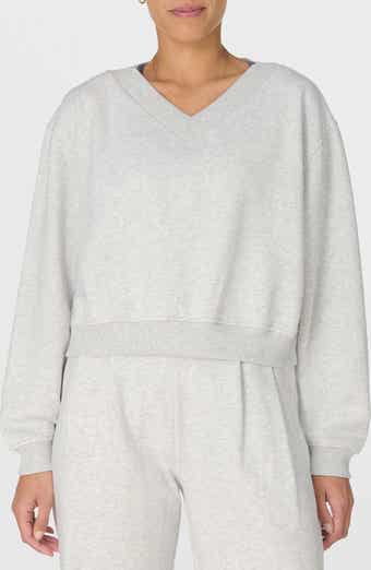 Sweaty Betty Revive Organic Cotton Blend Crop Sweatshirt