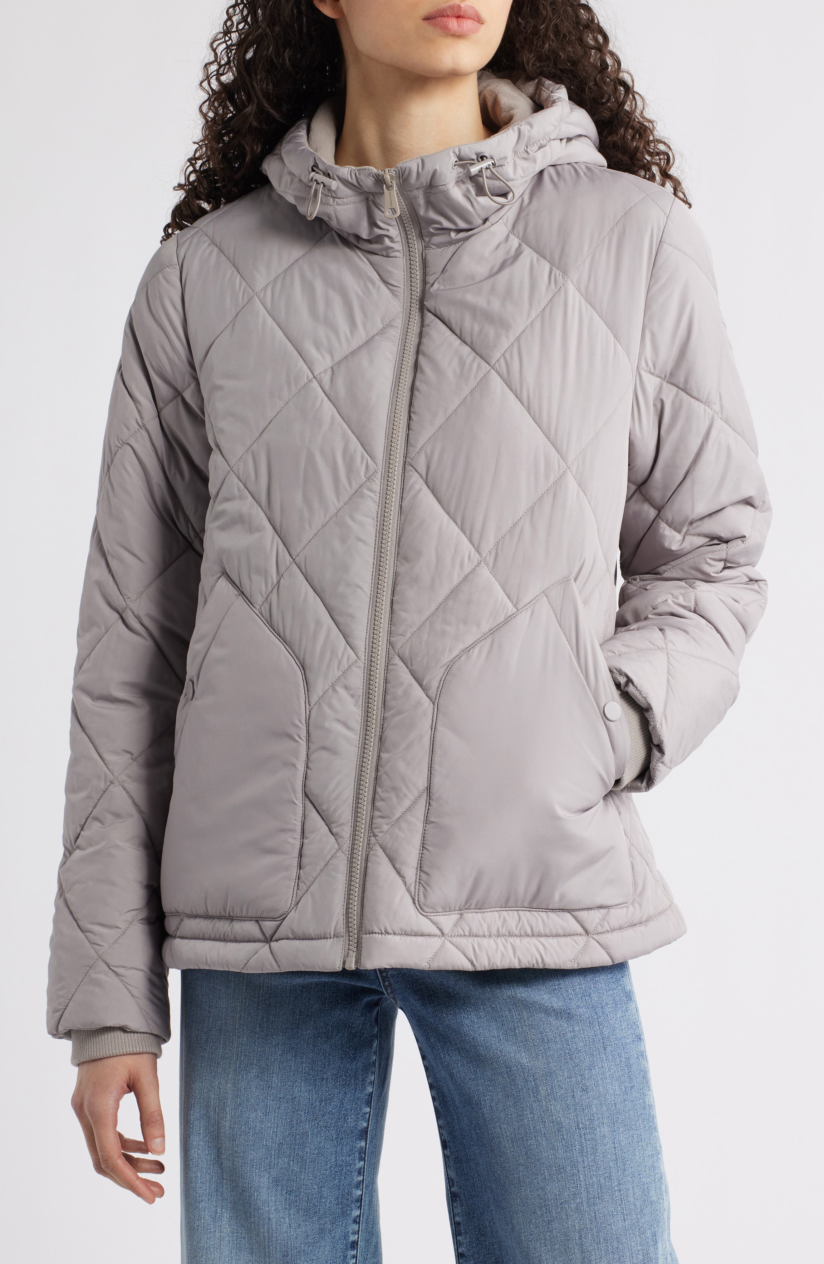 Bernardo Quilted Packable Puffer Jacket