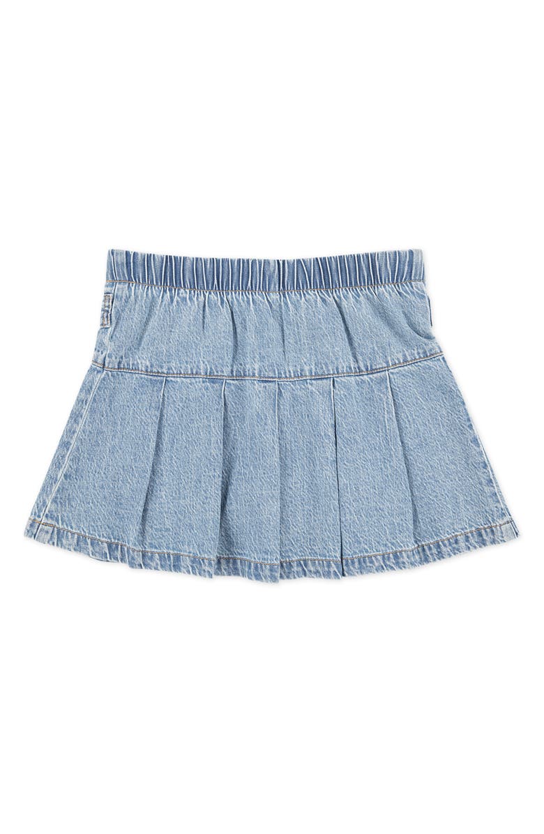 abercrombie kids Kids' Pleated Denim Skirt, Alternate, color, Twirl