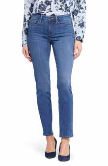 NYDJ Sheri Slim Straight Leg Jeans