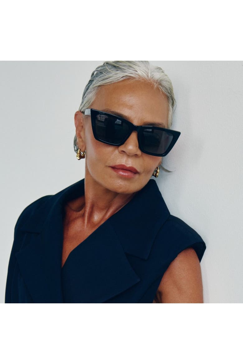 Zoé Sunglasses, Alternate, color, Creme