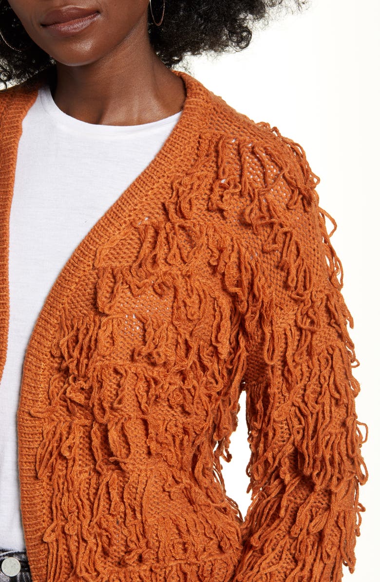 Angie Shaggy Cardigan, Alternate, color, 