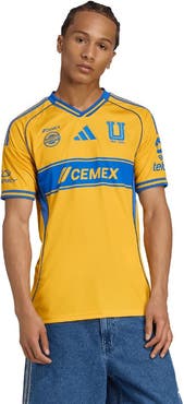 adidas Men's adidas Gold Tigres UANL 2025/26 Home Replica Jersey