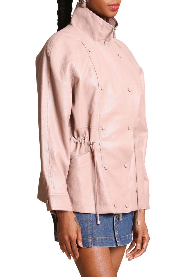 Faux-Ever Leather™ Anorak, Alternate, color, DESERT ROSE