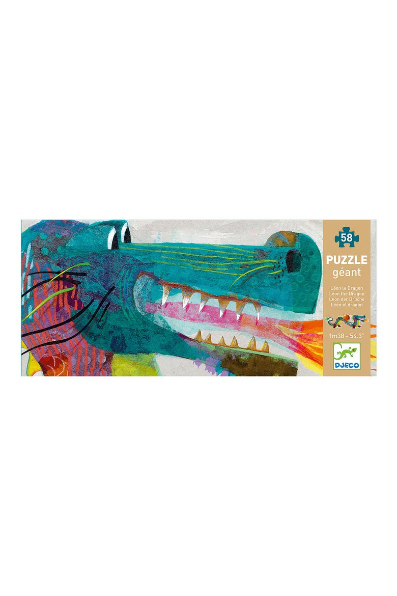 Leon The Dragon 58-Piece Giant Puzzle, Main, color, MULTI