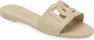 Dolce&Gabbana Bianca Interlock Slide Sandal