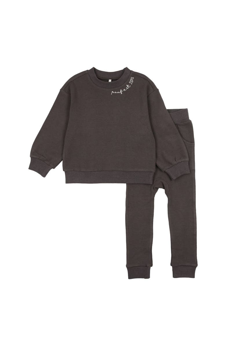 Pouf Boys POUF Embroidered Set, Main, color, Grey