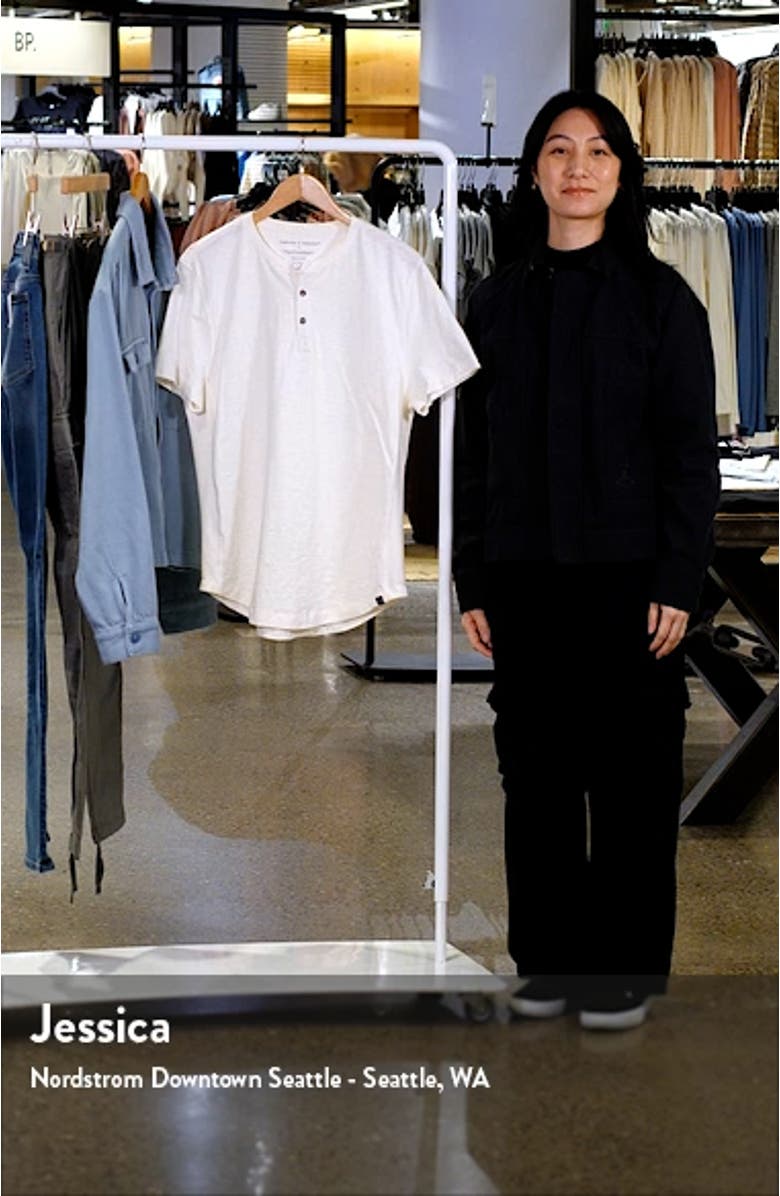 Slub Organic Cotton Henley, sales video thumbnail