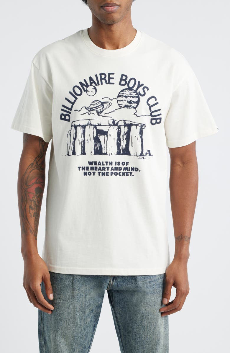 Billionaire Boys Club Stones Graphic T-Shirt, Main, color, White