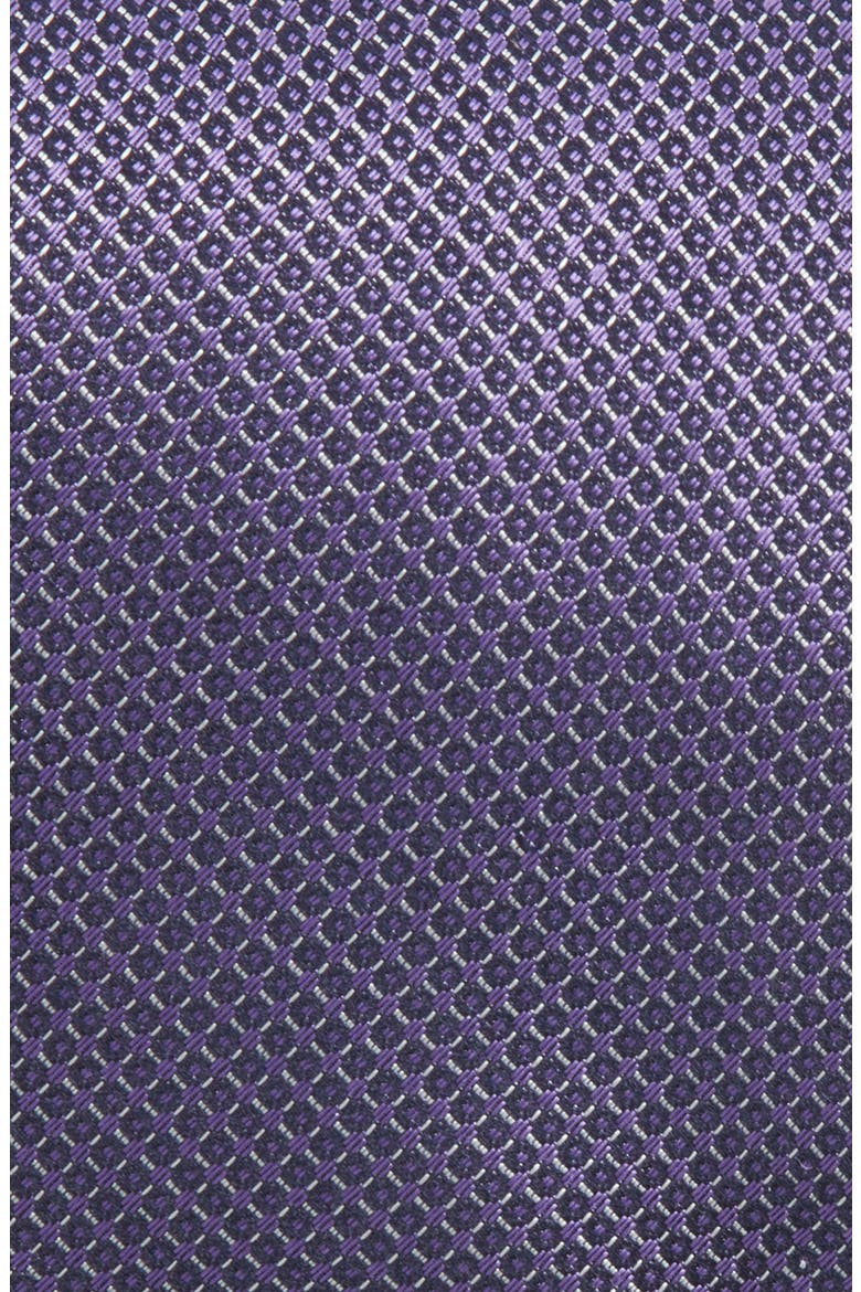 Neat Silk Tie, Alternate, color, PURPLE