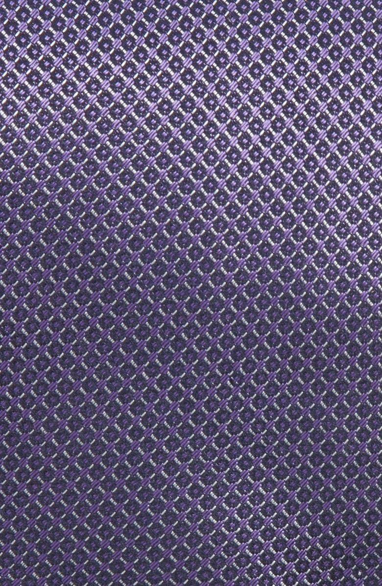 Canali Neat Silk Tie, Alternate, color, 