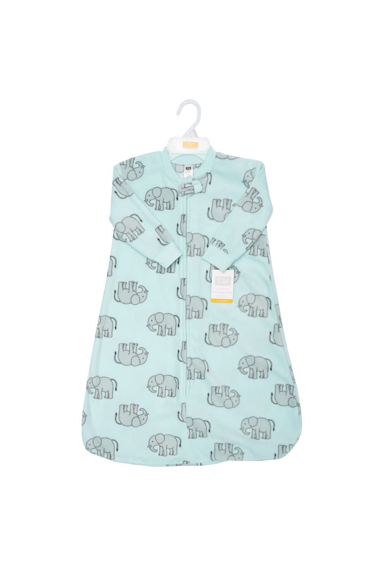 Fleece Long Sleeve Sleeping Bag, Alternate, color, Cute Elephant