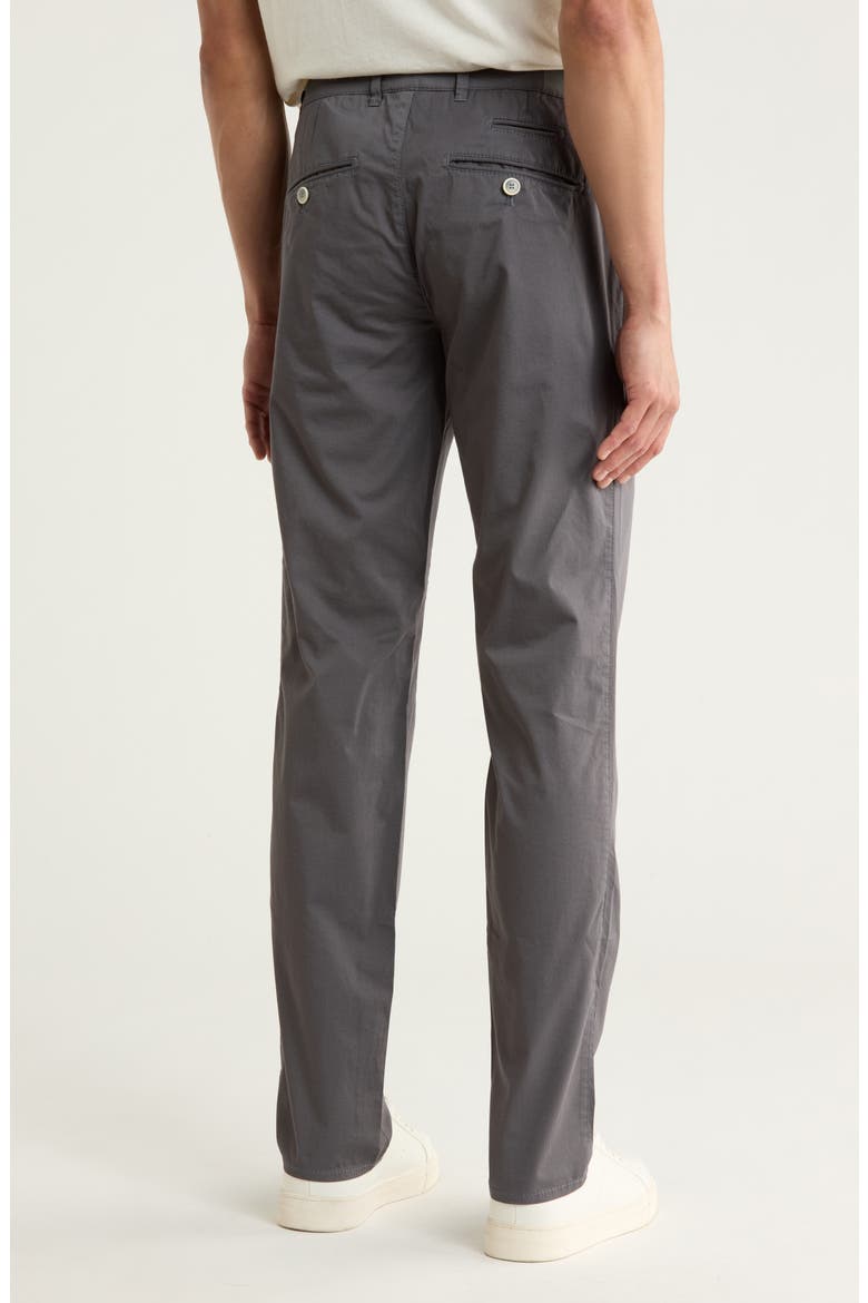 Fabio IDX Flat Front Modern Fit Cotton Blend Chinos, Alternate, color, STREET