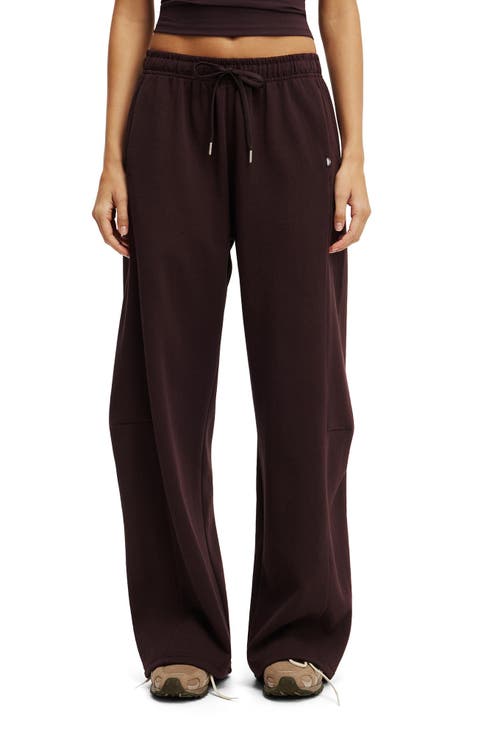 Women's Active Summer Fleece Adjustable Hem Sweatpant