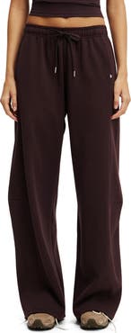 COTTON ON BODY Women's Active Summer Fleece Adjustable Hem Sweatpant