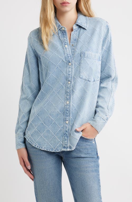 Rails Atticus Diamond Patterned Long Sleeve Shirt in Diamond Distress at Nordstrom, Size X-Large