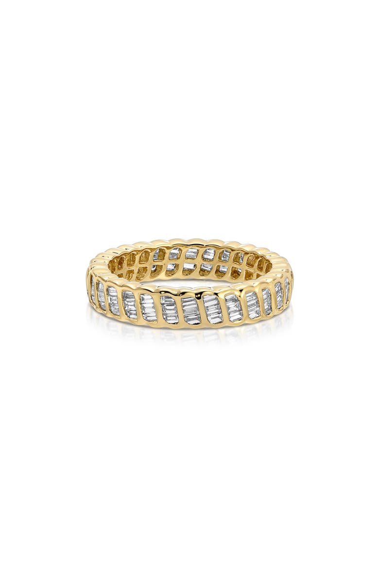 Zoe 18k Gold Baguette Diamond Ring, Main, color, 18K YELLOW GOLD