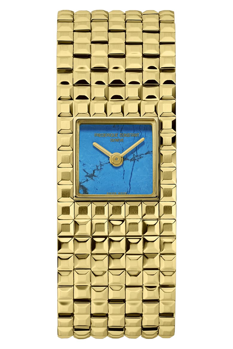 Classics Manchette Bracelet Watch, 25.7mm x 20mm, Main, color, GOLD-TONE