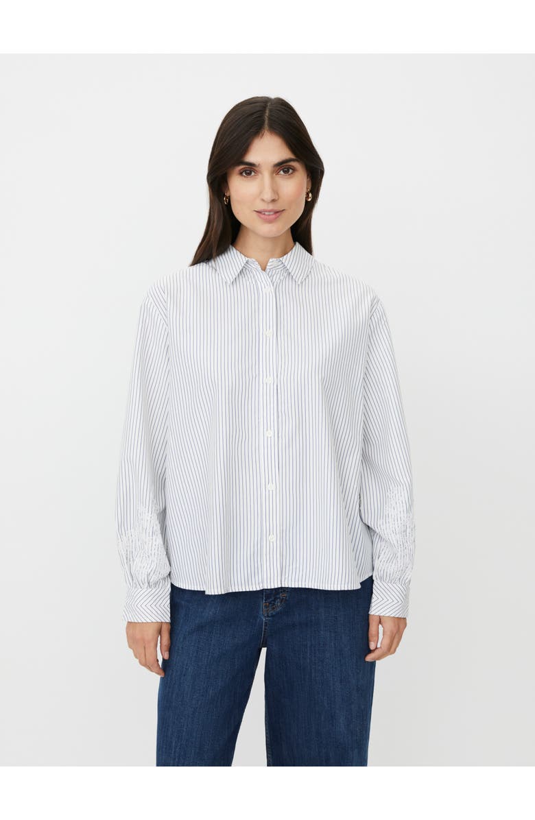 Masai Copenhagen MaIsavora Striped Shirt, Main, color, Jet Stream