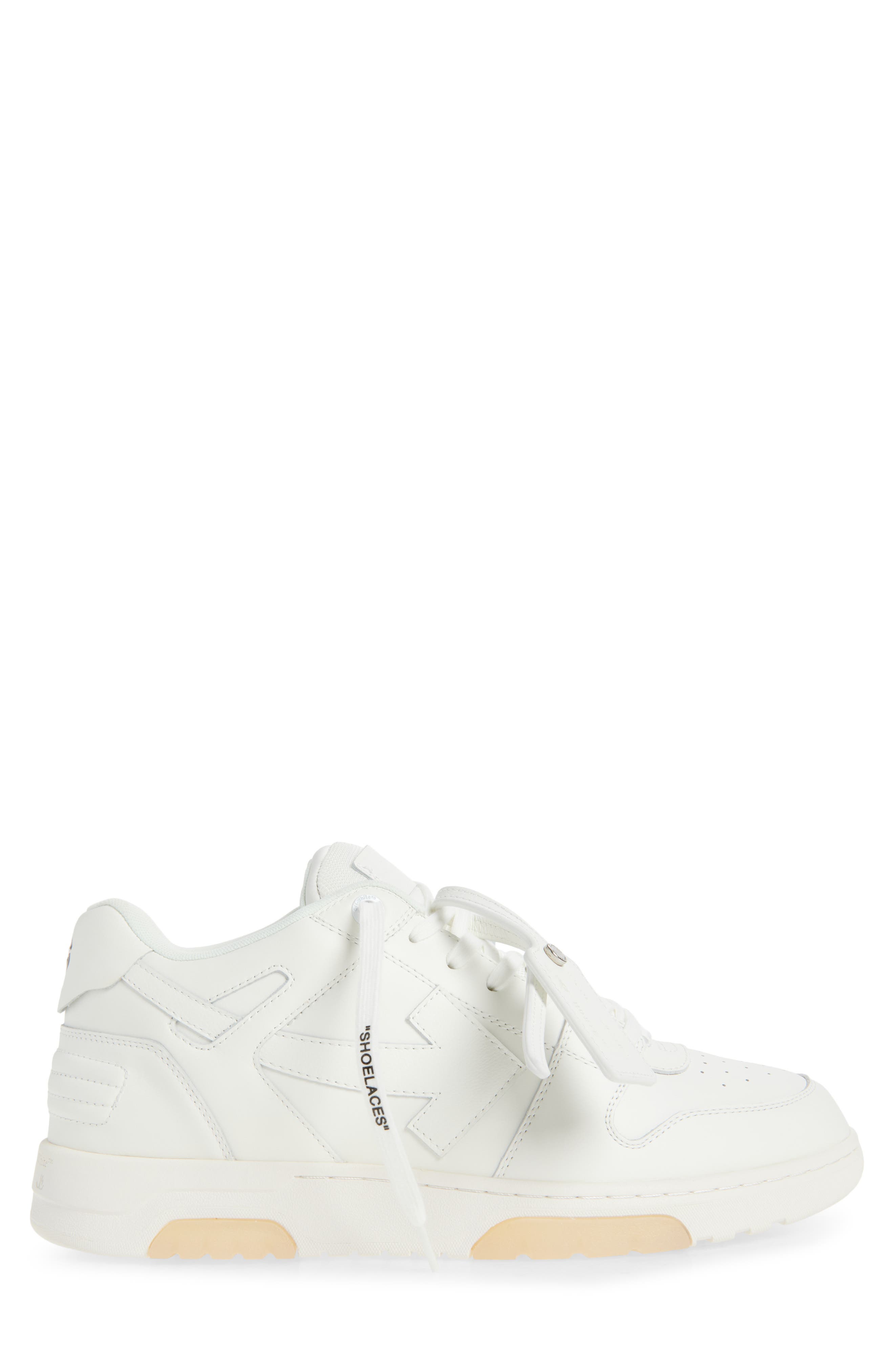 Off-White Out Of Office Leather Sneaker, Alternate, color, 