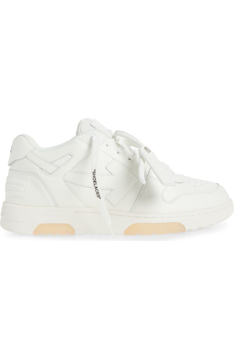 Off-White Out Of Office Leather Sneaker, Alternate, color,