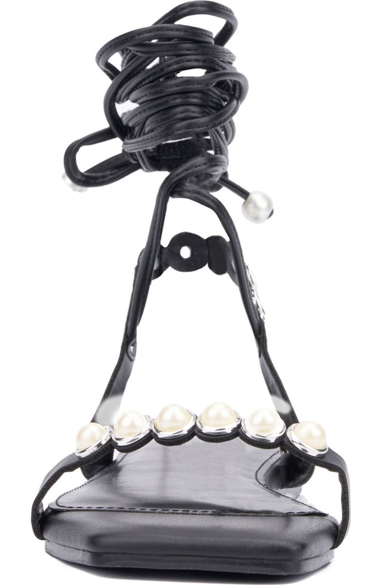 Fashion to Figure Sammie Imitation Pearl Sandal - Wide Width, Alternate, color,