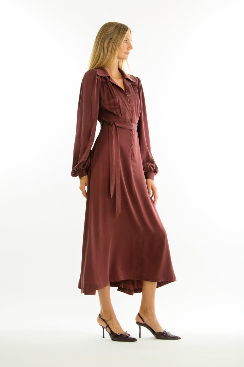 Polly Dress, Alternate, color, Mulberry