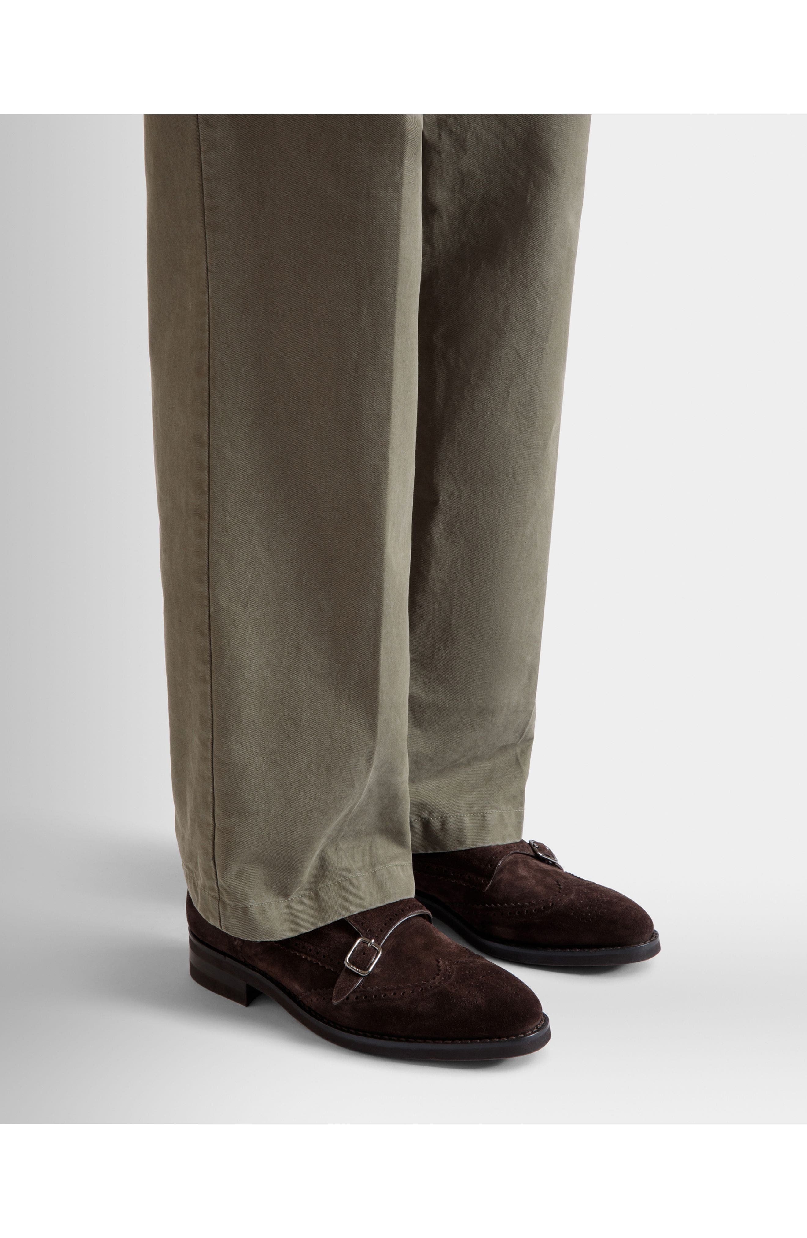 Bally Scribe Un Monk-Strap, Alternate, color, Brown