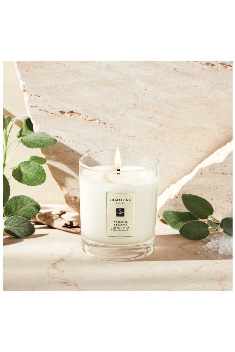 Wood Sage & Sea Salt Scented Home Candle, Alternate, color, DELUXE SIZE